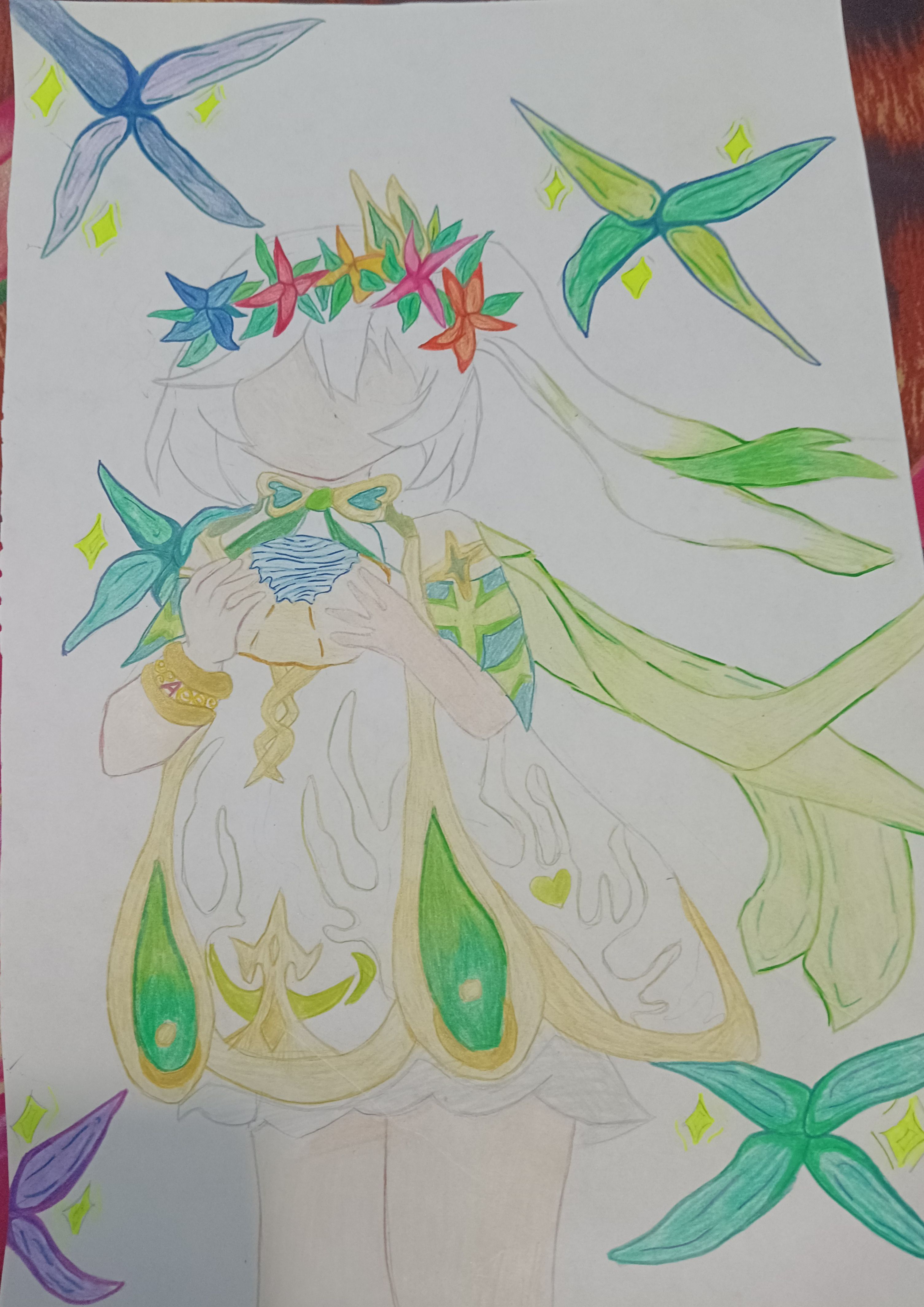 Nahida Fan Art entry Genshin Impact | HoYoLAB