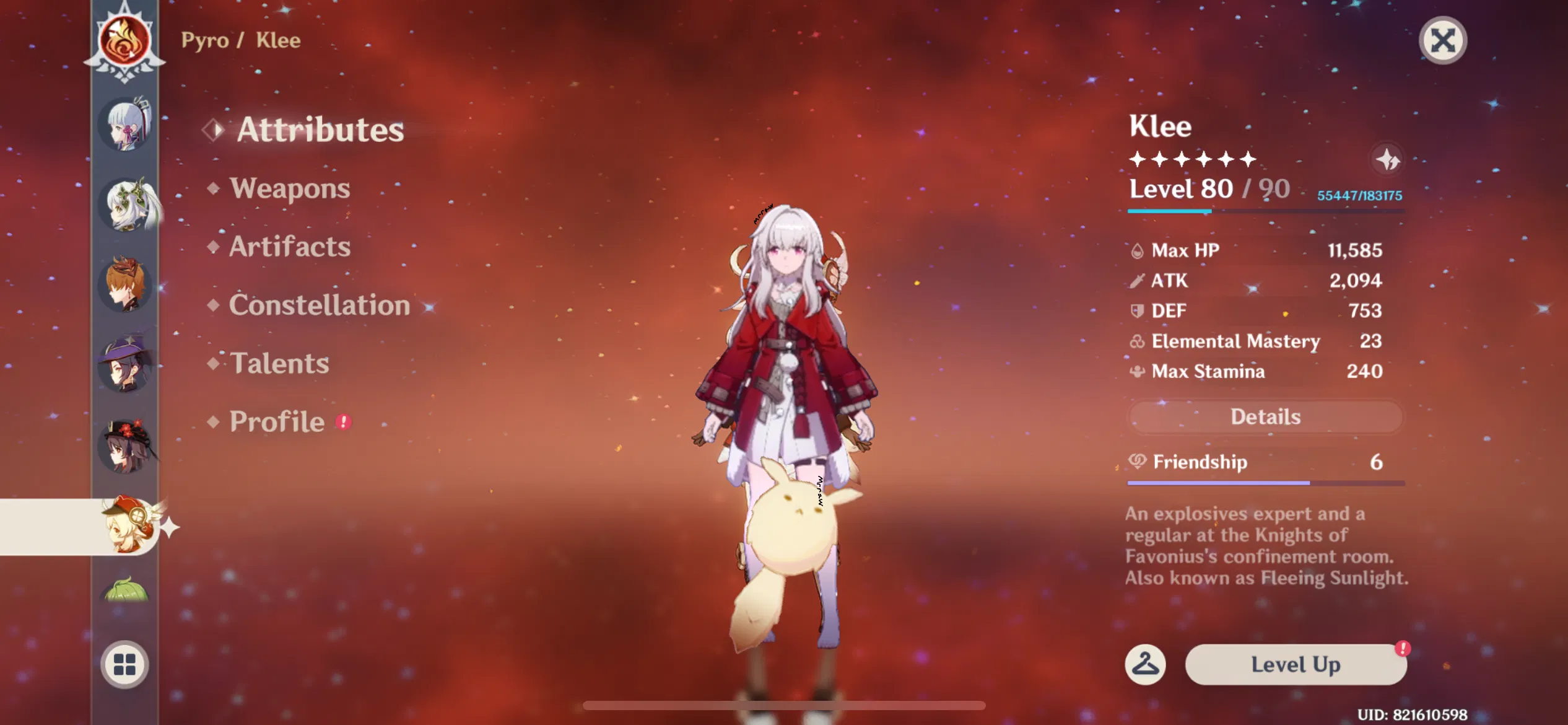 A We have Klee at home. The Klee at Home Honkai Star Rail HoYoLAB