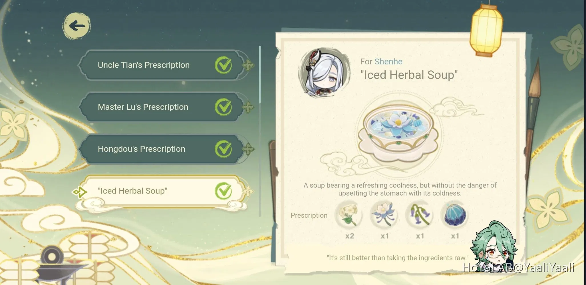 Herbal Remedies [web event]🌿All recipes🌿 Genshin Impact HoYoLAB