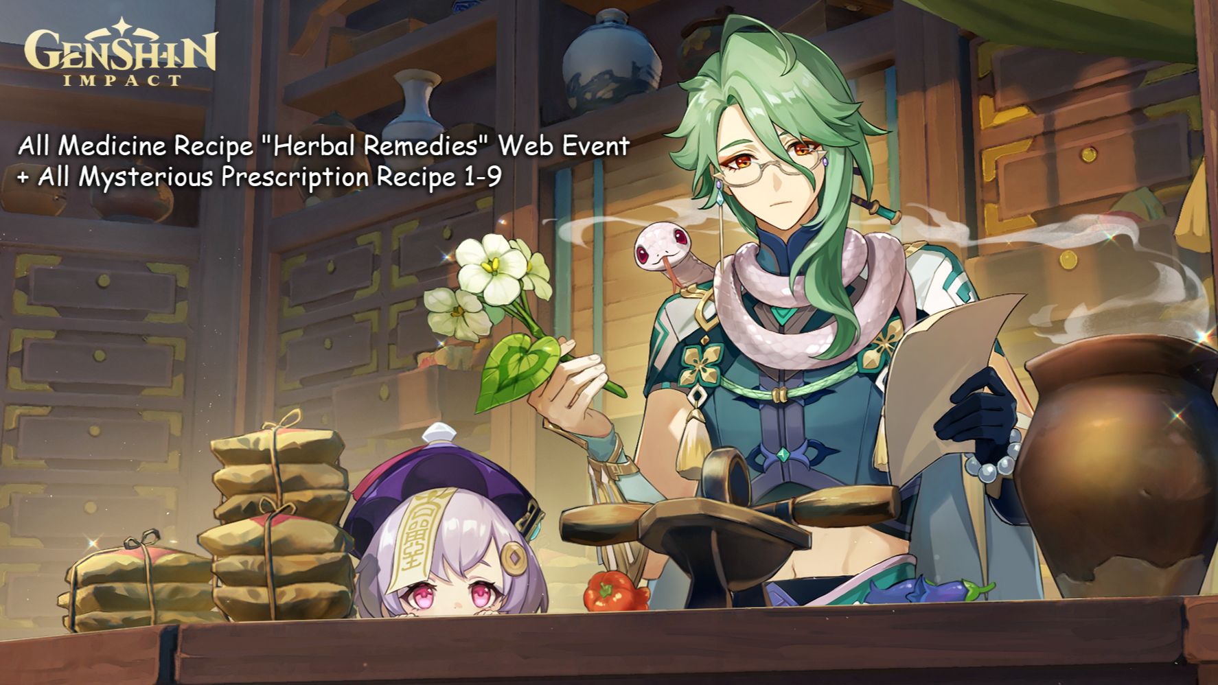 All Medicine Recipe "Herbal Remedies"  Event + All Mysterious