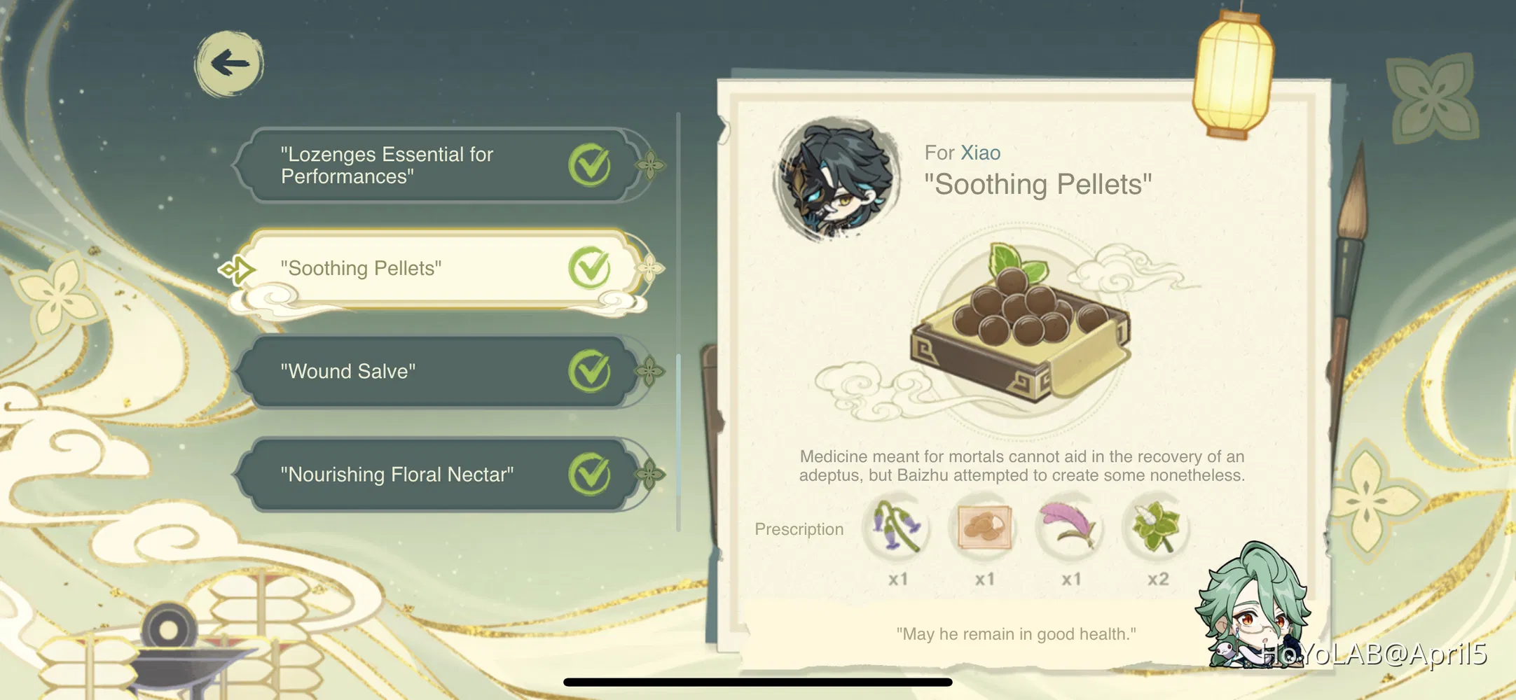Mysterious Prescriptions Guide Herbal Remedies Genshin Impact HoYoLAB