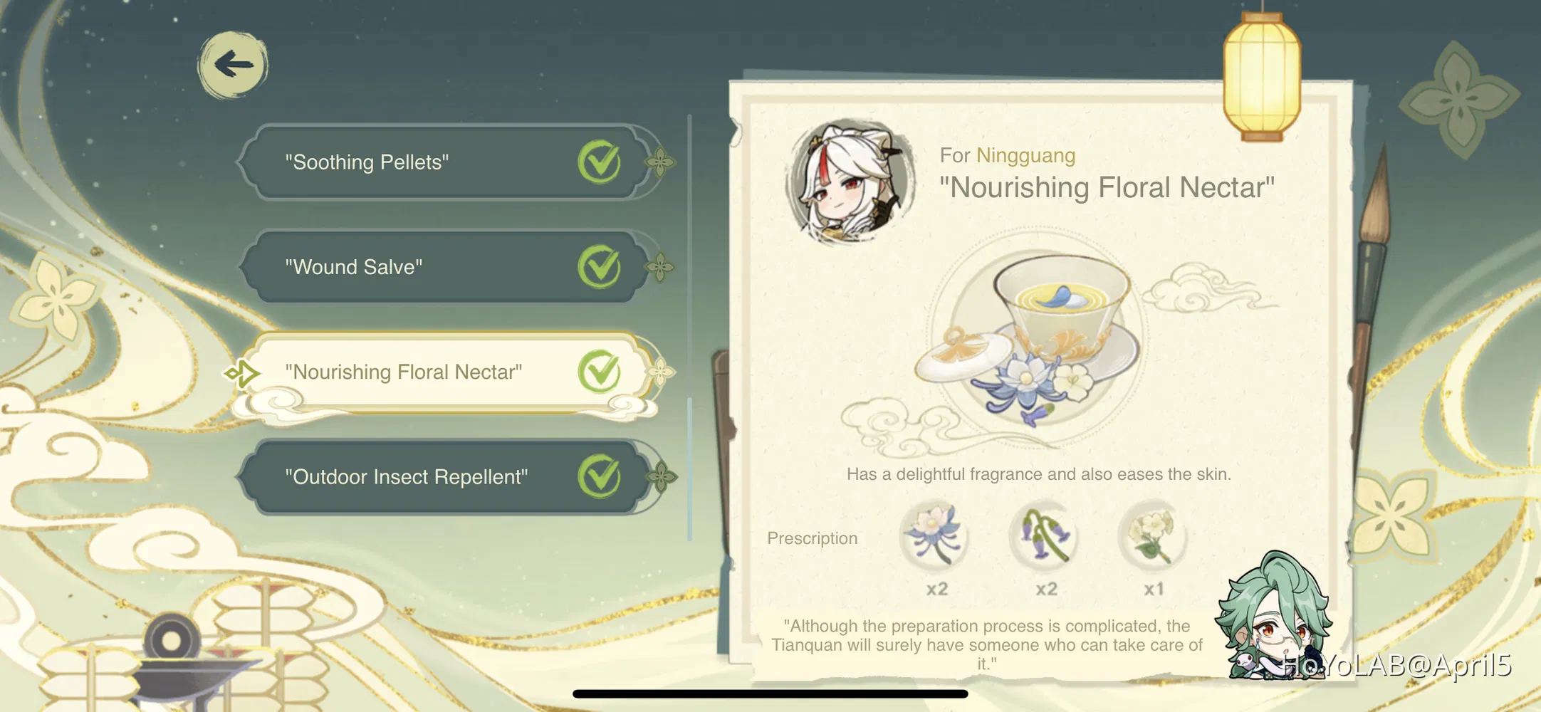 Mysterious Prescriptions Guide Herbal Remedies Genshin Impact HoYoLAB