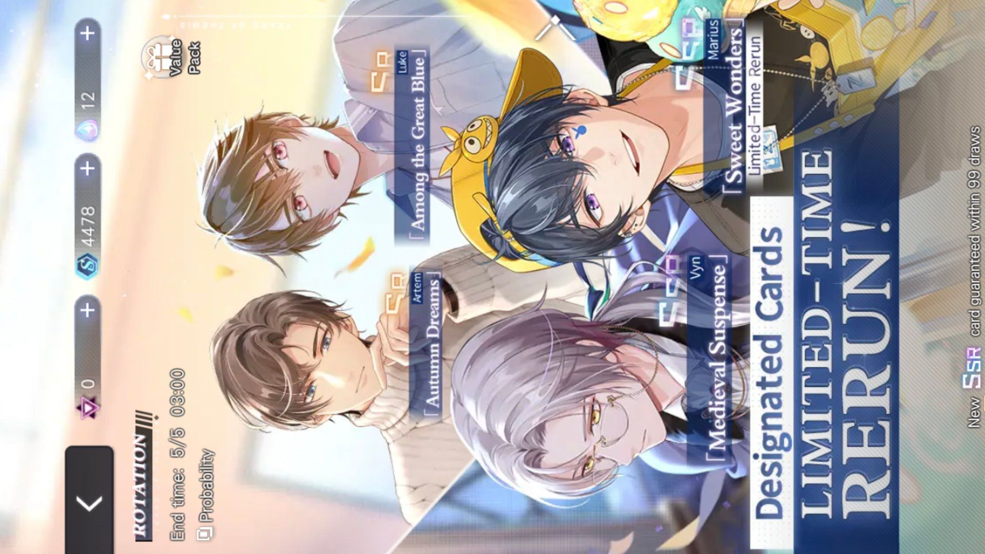 I want sweet wonders Marius card but I'm trying to save up for Marius's ...