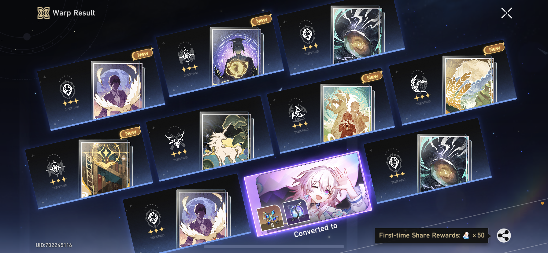 First And Second 10 Warps Honkai Star Rail HoYoLAB