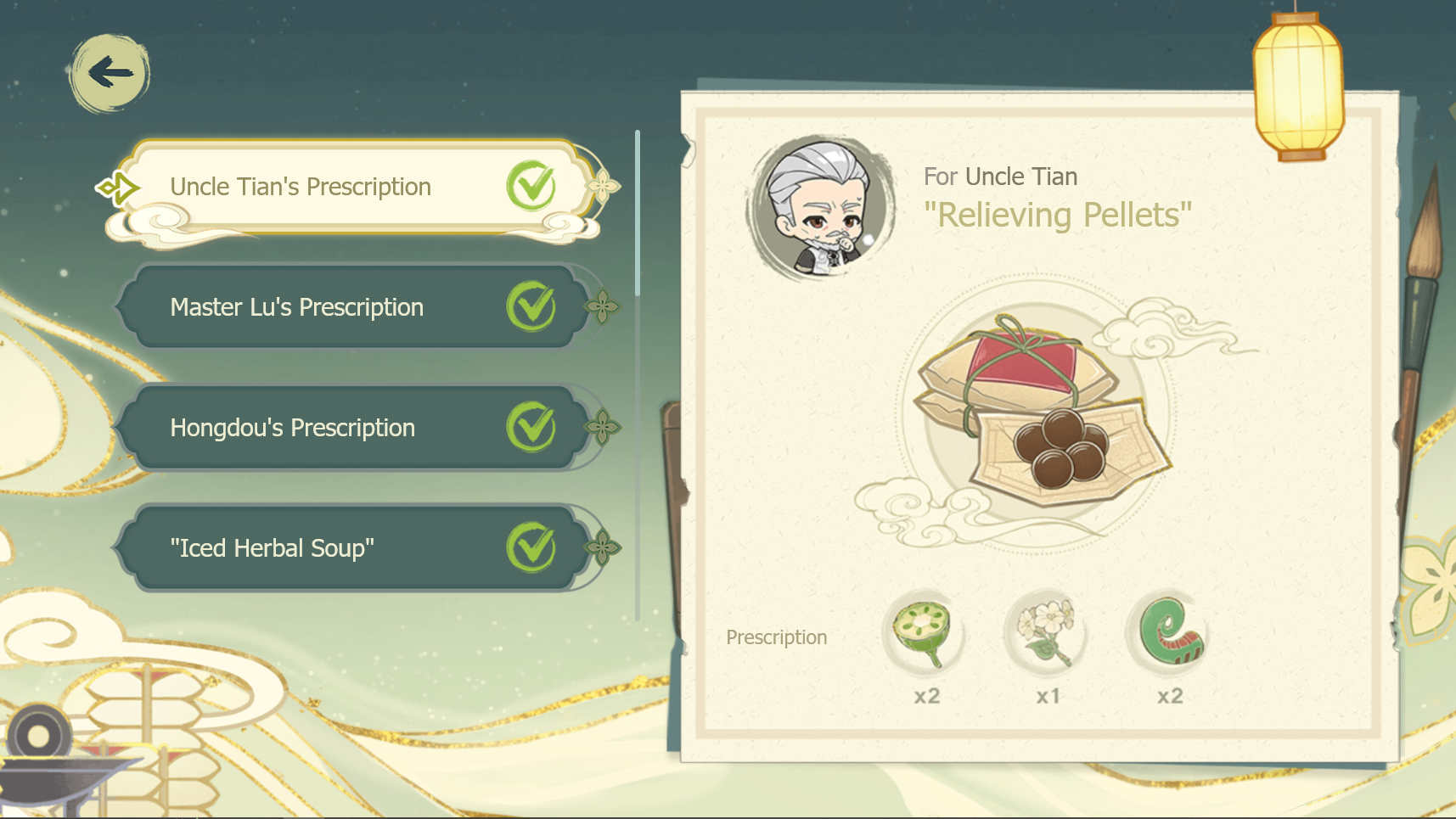 Herbal Remedies [ALL 3 Prescriptions + 9 Mystery Prescriptions] Genshin