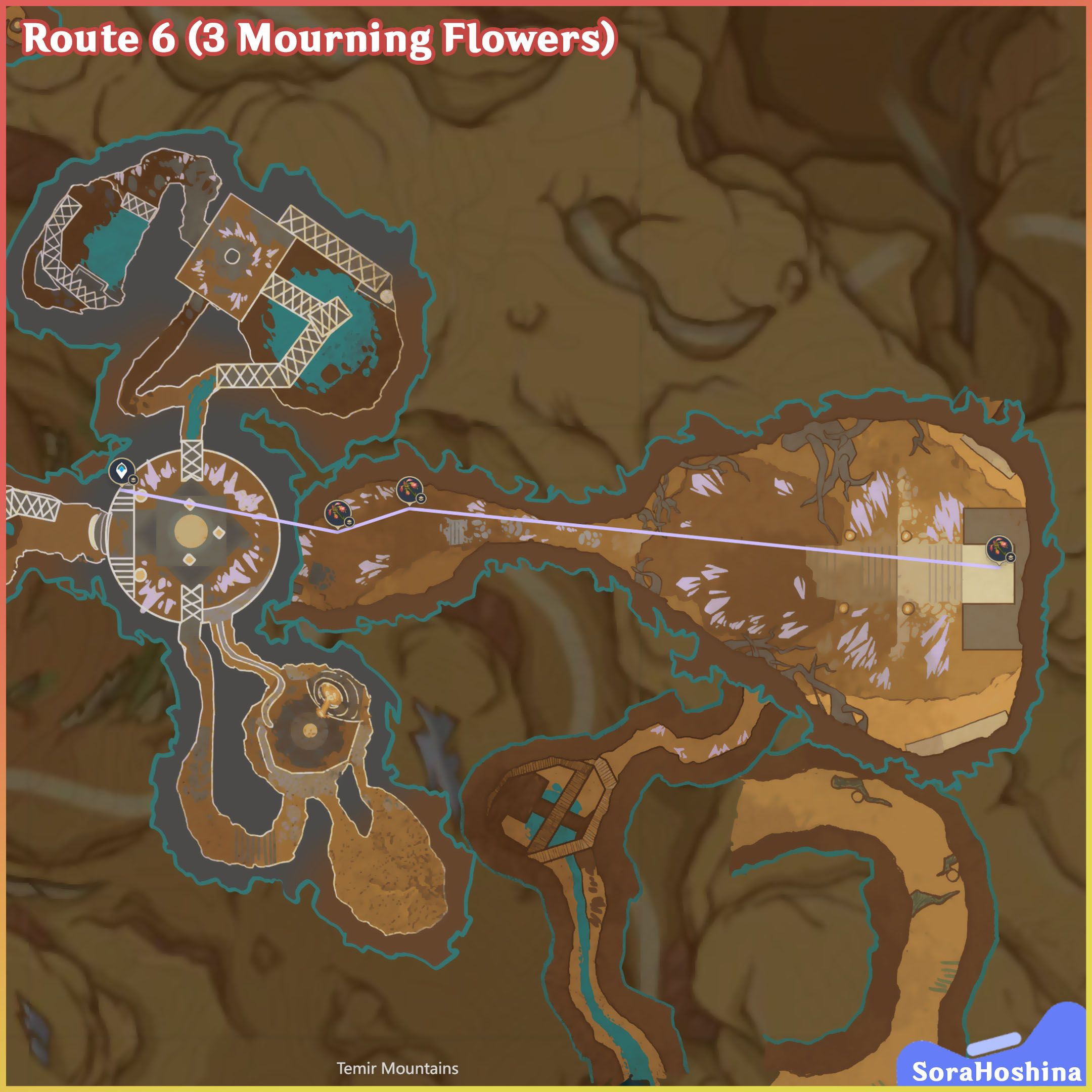 [V3.6] All 78 Mourning Flowers Route & Farming Guide Kaveh Ascension