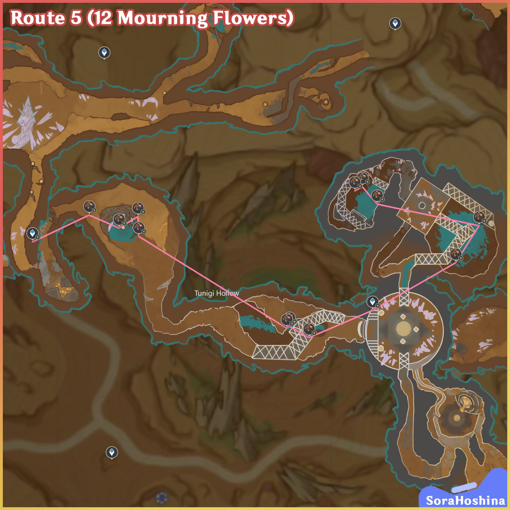 [V3.6] All 78 Mourning Flowers Route & Farming Guide Kaveh Ascension