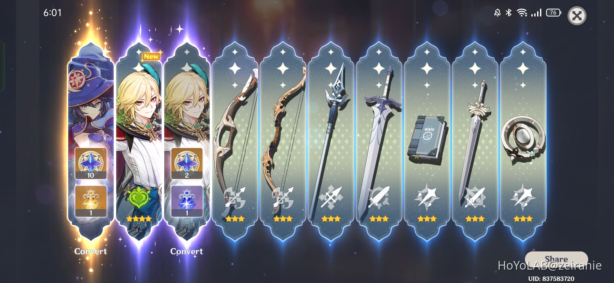 Early 5 star Genshin Impact | HoYoLAB