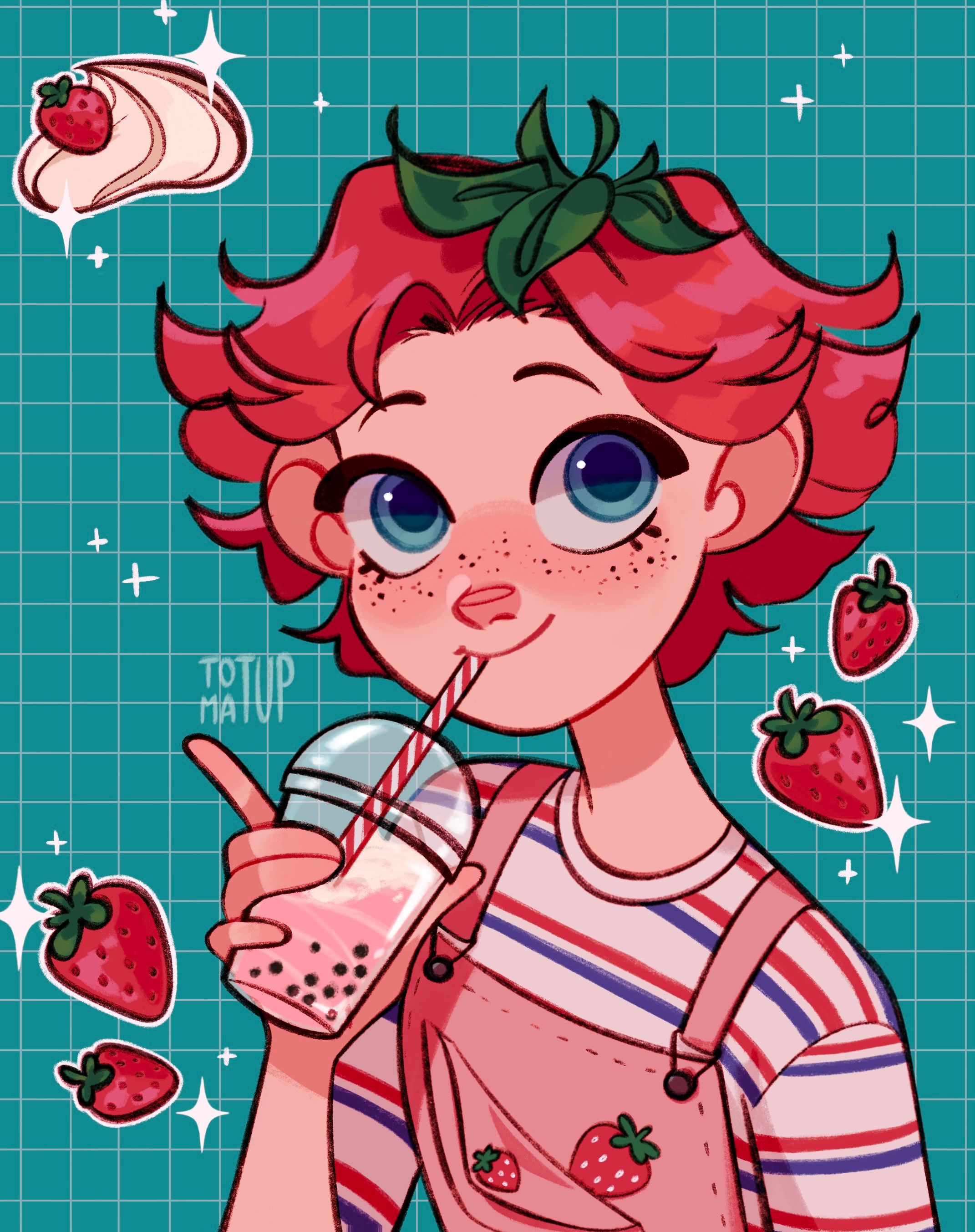 🍓Strawberry Boba 🍓 HoYoLAB