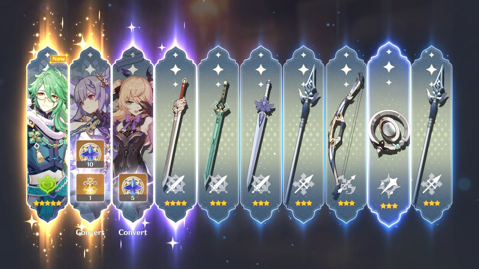 First time I get two 5 stars! Genshin Impact | HoYoLAB
