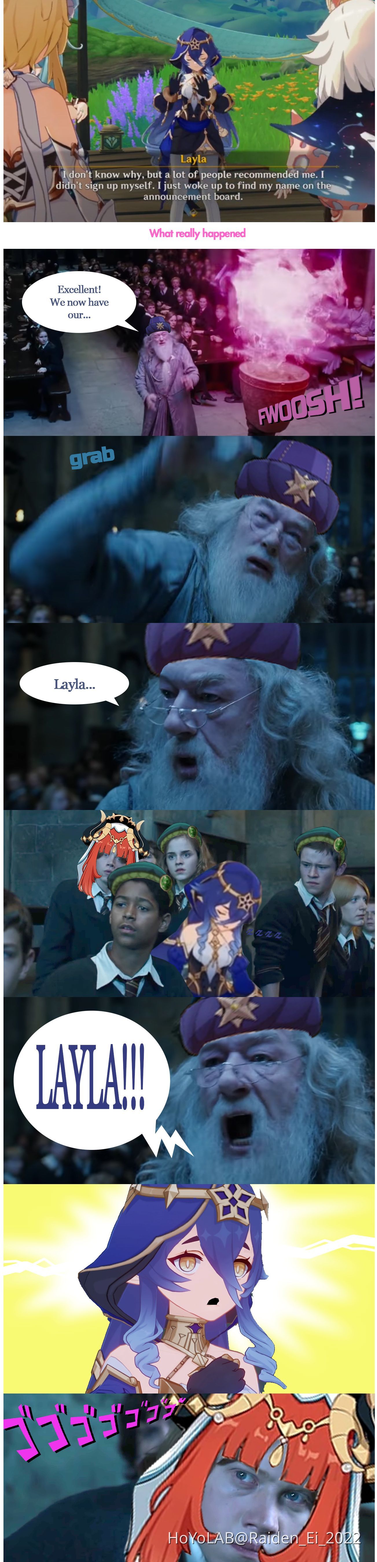 How did Layla ended up Getting There Genshin Impact HoYoLAB