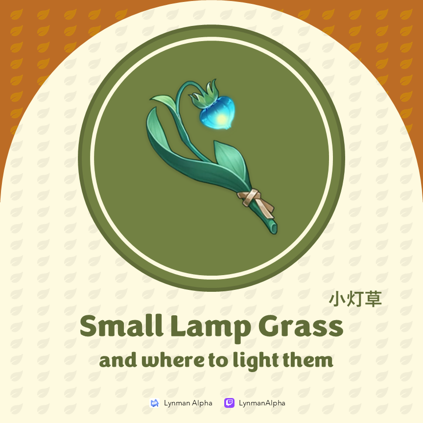 Small Lamp Grass Material Collection Guide [v3.6] Genshin Impact