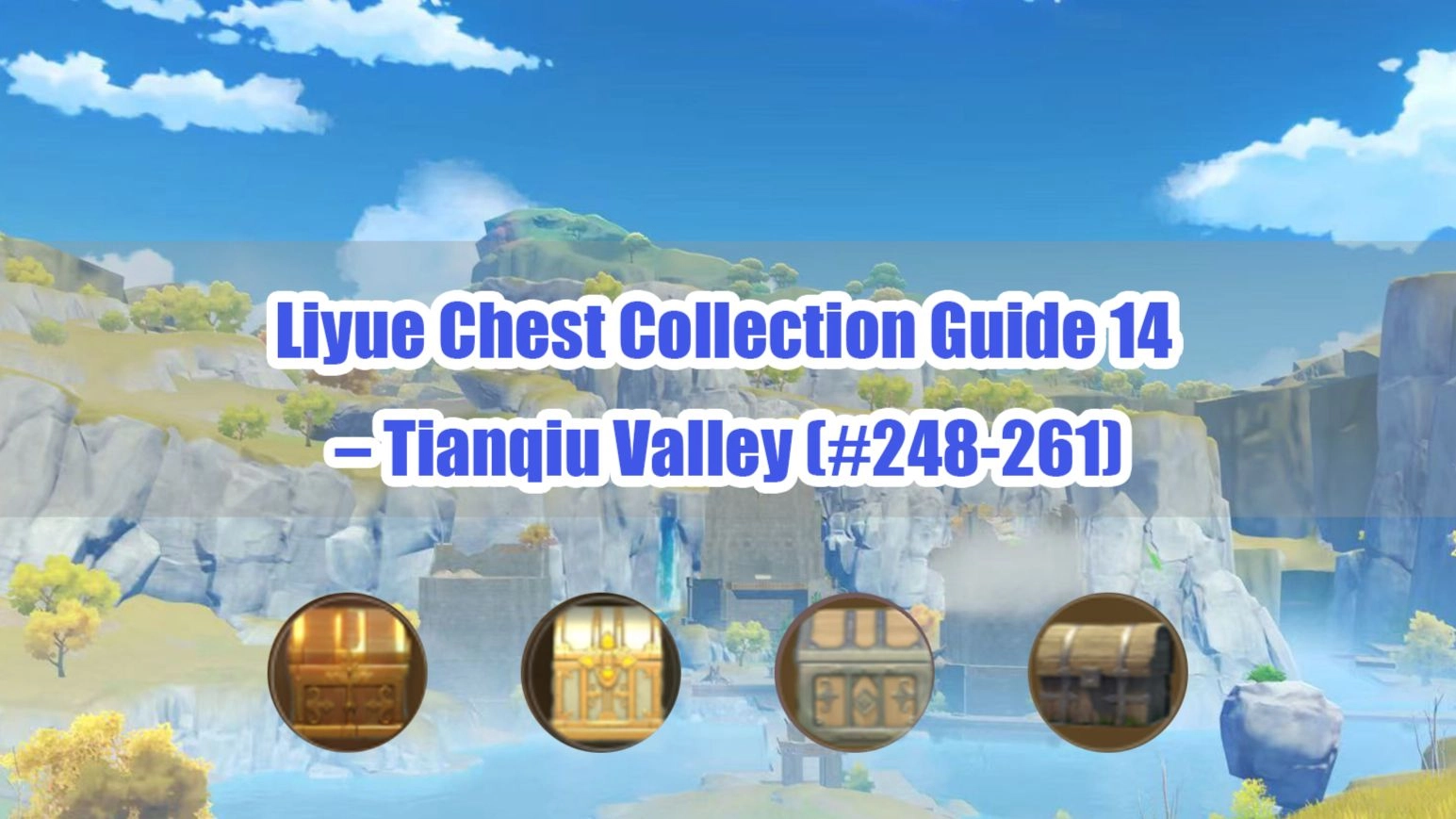 Liyue Chest Collection Guide 13 Luhua Pool (233247) Genshin Impact