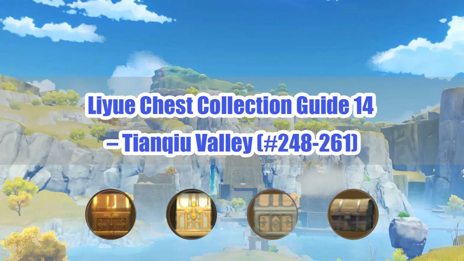 Liyue Chest Collection Guide 13 Luhua Pool (233247) Genshin Impact