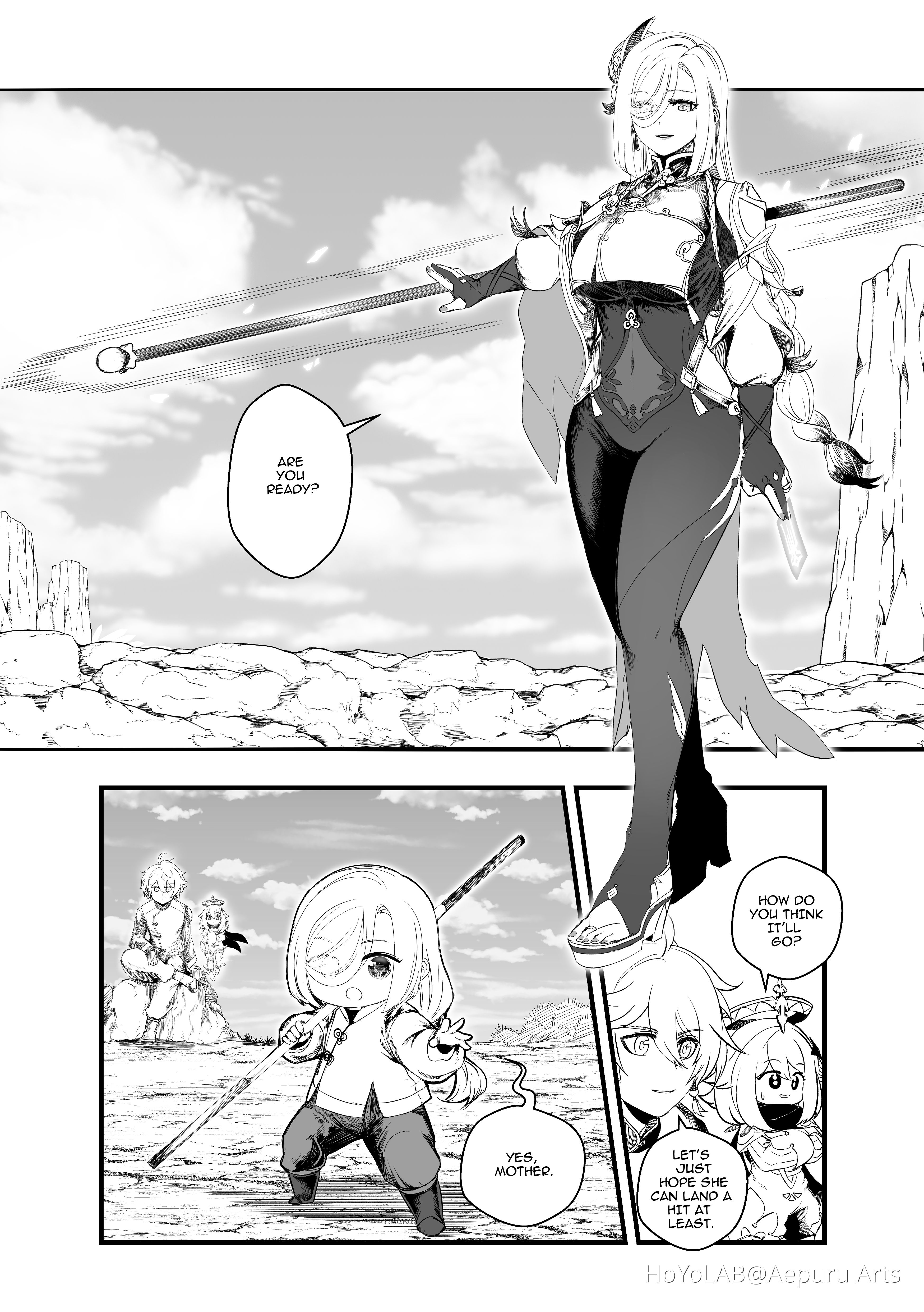 The Transcendent One-sided Love Of Yoshida The Catch The Transcendent One's Happiness -first page preview- Genshin Impact