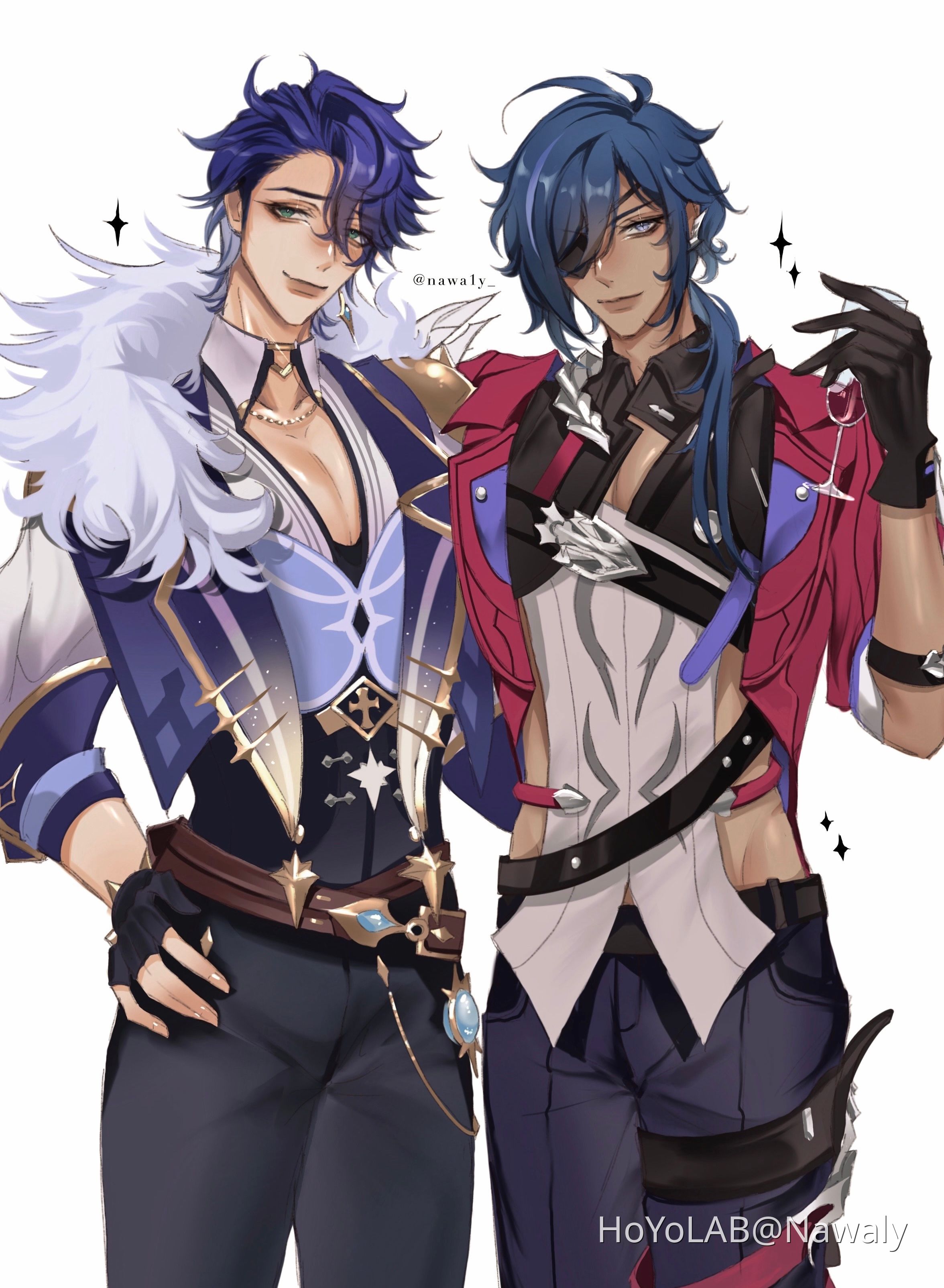 Sampo & Kaeya outfit switch⚡️ Honkai Star Rail HoYoLAB