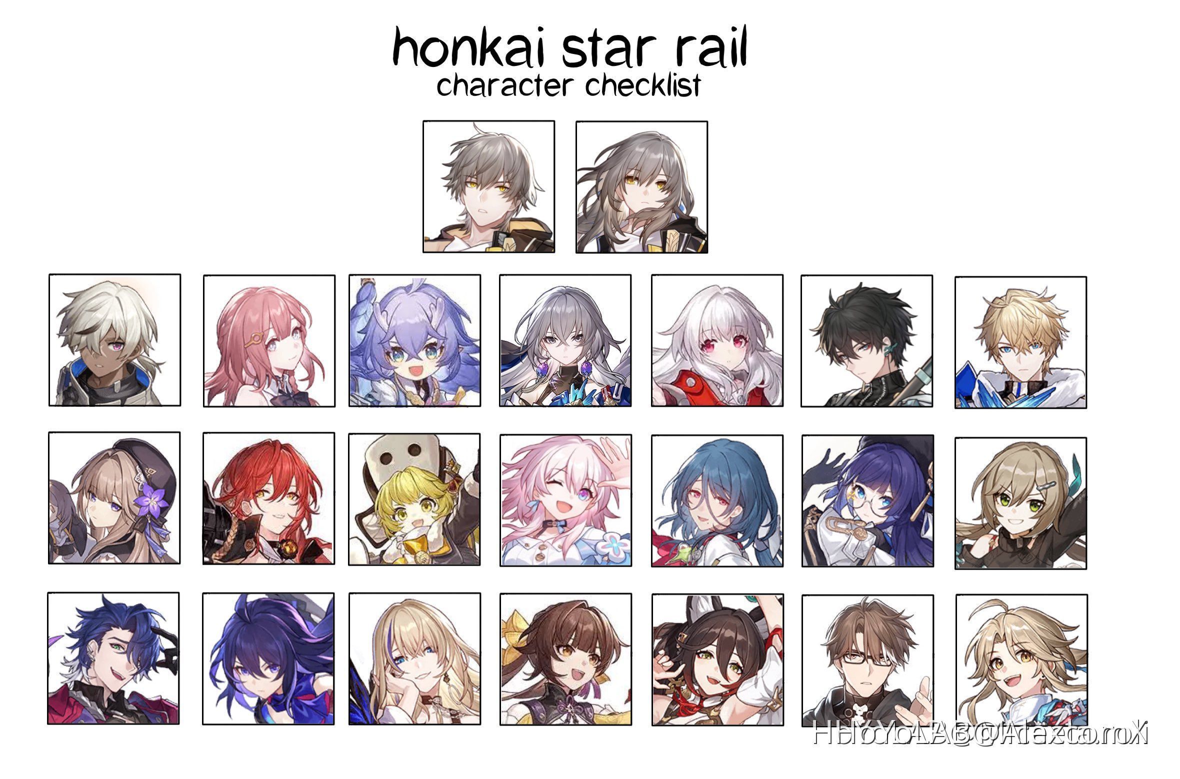 Mis Personajes Honkai Star Rail Hoyolab