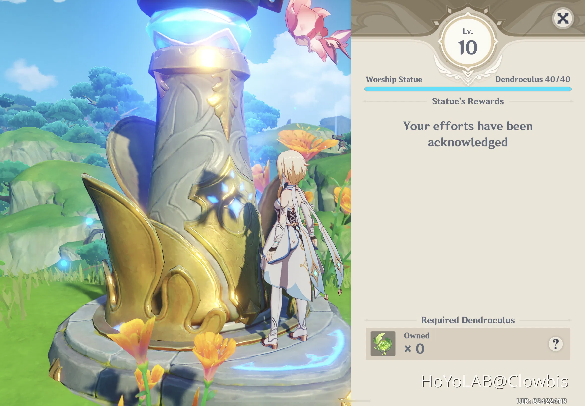 Statue of the seven in sumeru reach its maximum level Genshin Impact