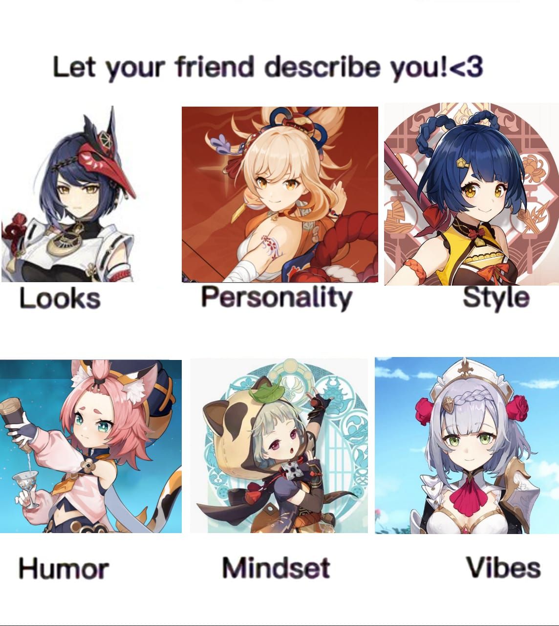 You Based On Genshin Characters Genshin Impact HoYoLAB You Based On Genshin Characters Genshin Impact HoYoLAB