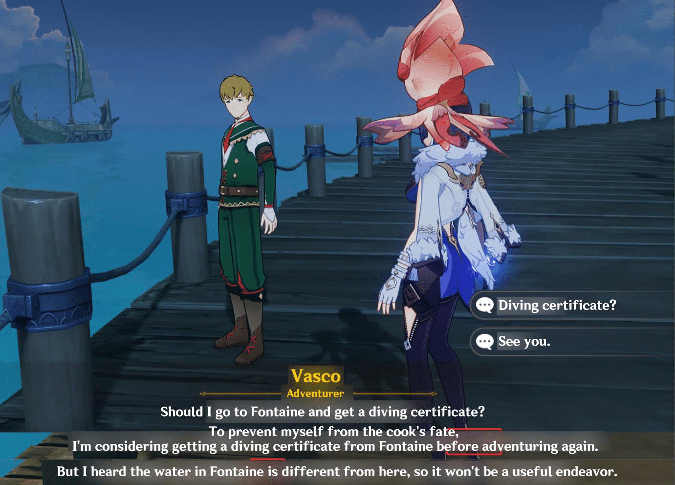 Diving in Fontaine Comes True! The Speculation on Underwater Gameplay