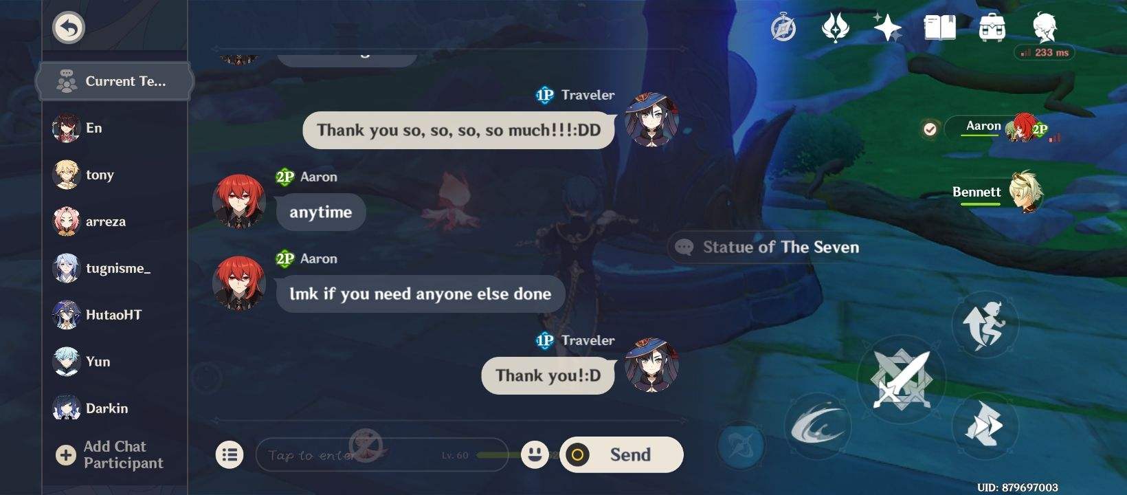 Coop experience Genshin Impact HoYoLAB