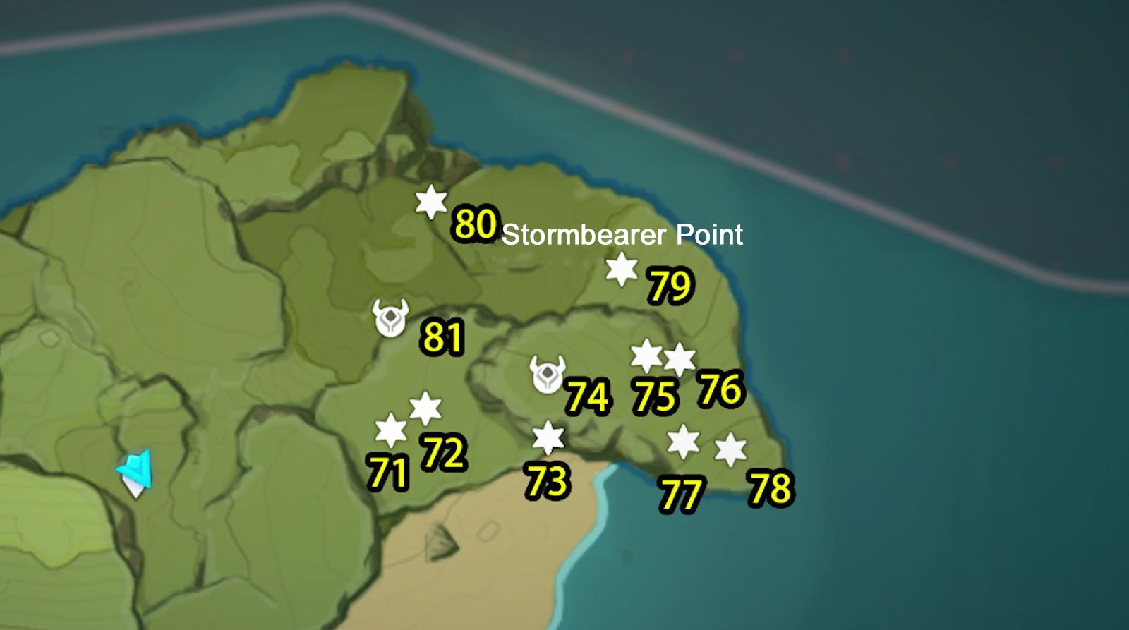 Mondstadt Chests Collection Guide 5 Stormbearer Point 2 (7181
