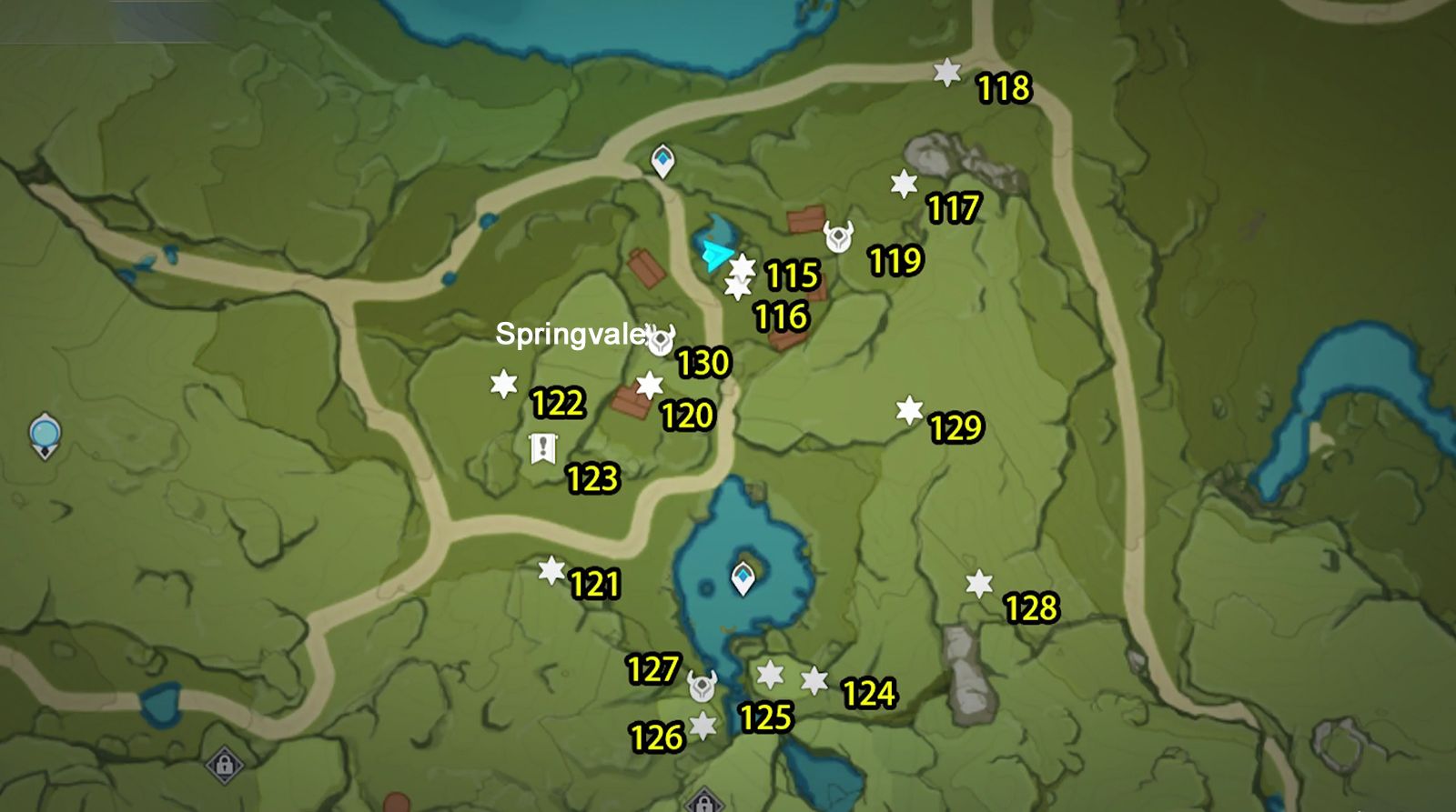 Mondstadt Chests Collection Guide 8 Springvale (115130) Genshin