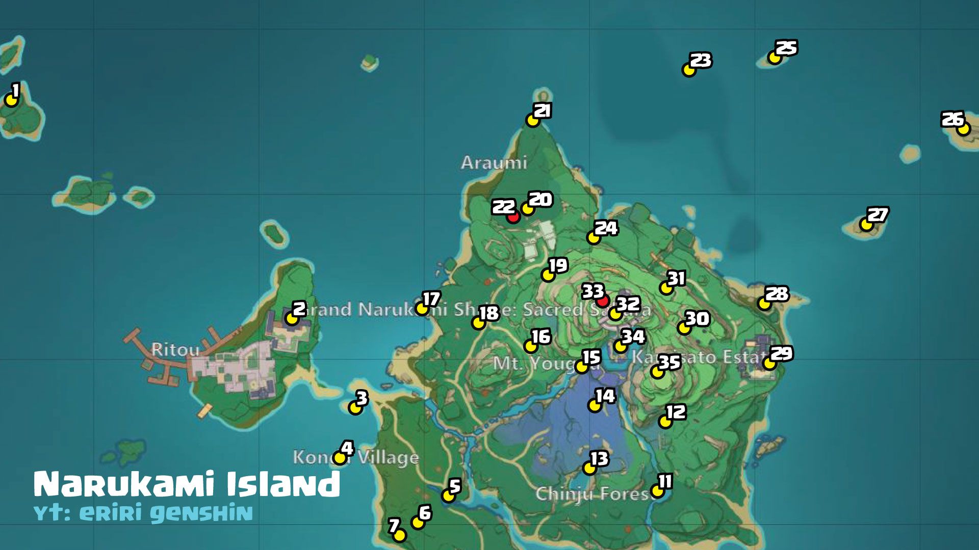  Guide Semua Lokasi 181 Electroculus Inazuma Genshin Impact HoYoLAB