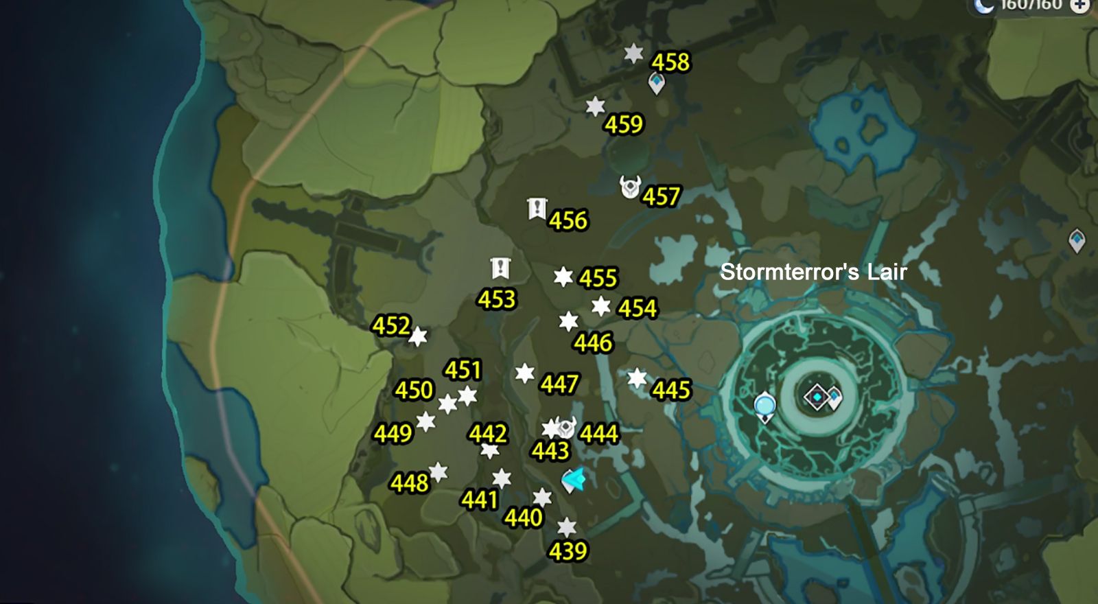 Mondstadt Chest Collection Guide 26 Stormterror's Lair 3 (439459