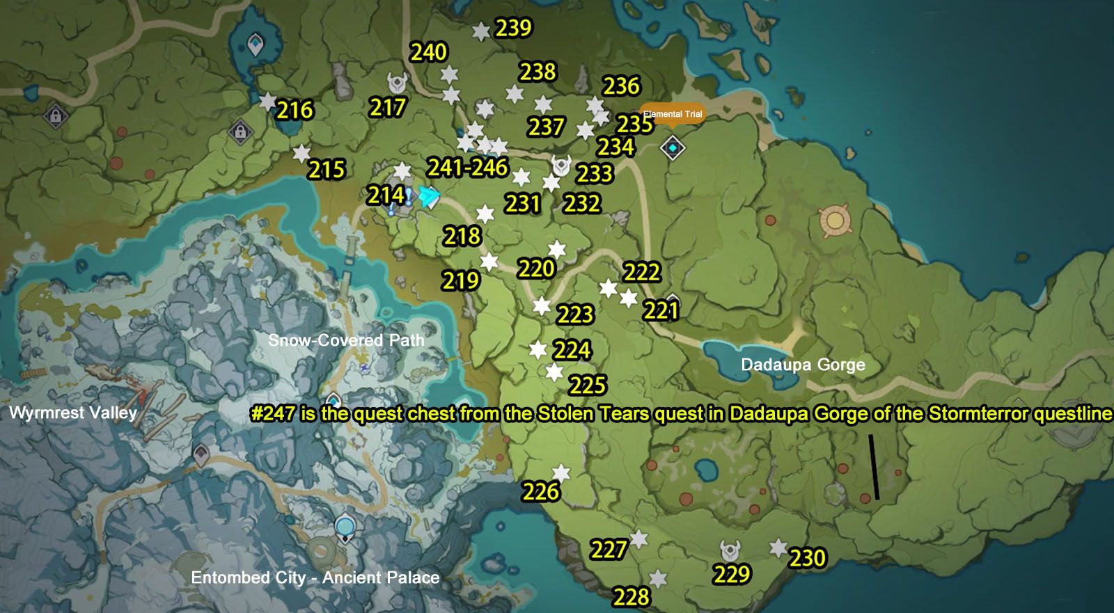 Mondstadt Chests Collection Guide 14 Around Dragonspine 1 (214230