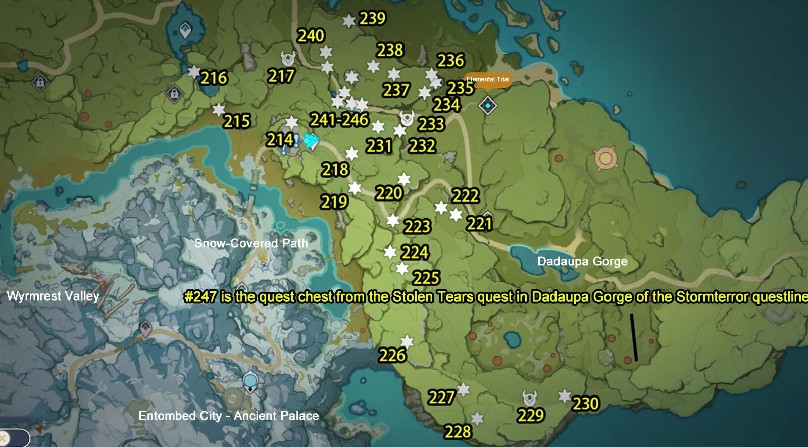 Mondstadt Chests Collection Guide 15 Around Dragonspine 2 (231247