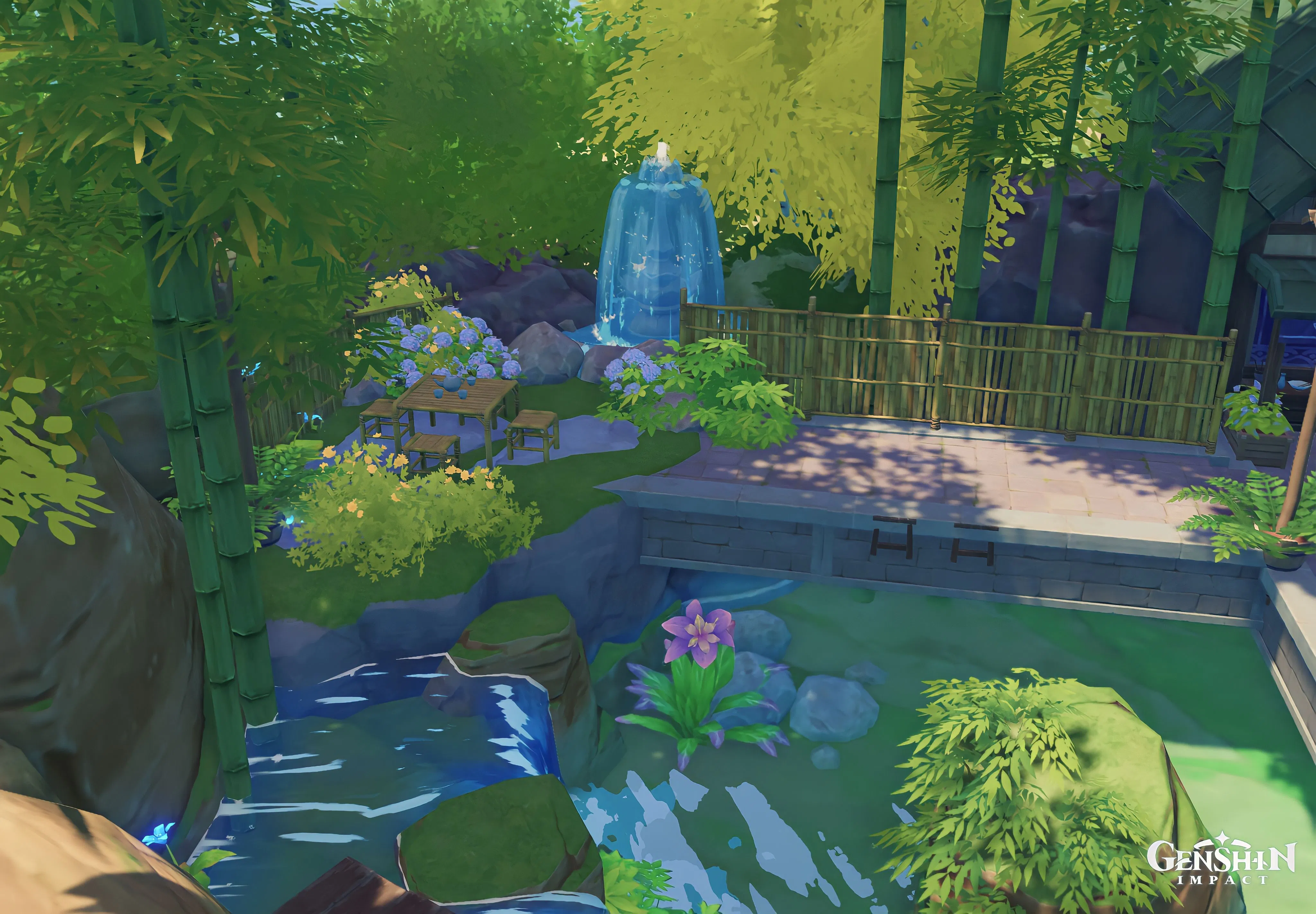 Cozy Main House Outdoor Build Genshin Impact HoYoLAB