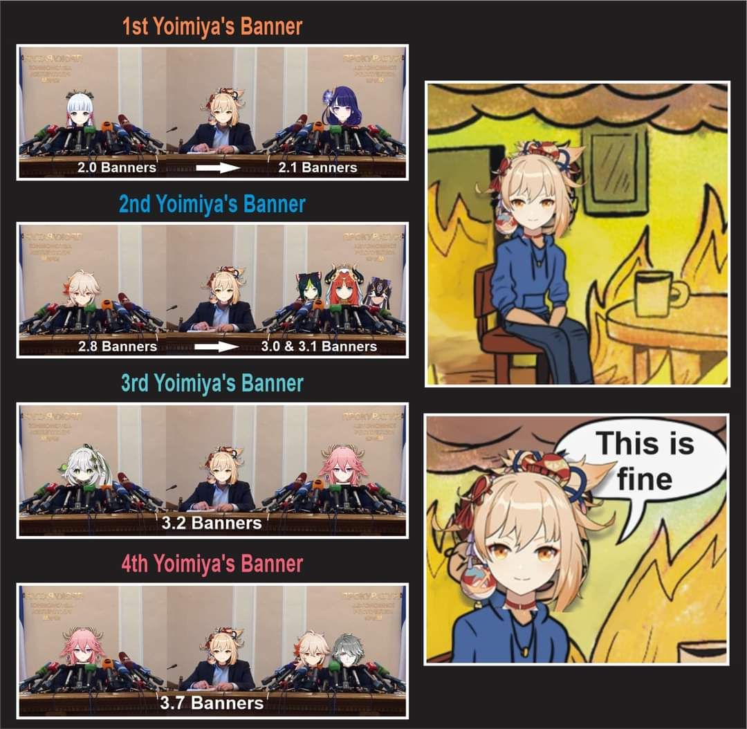 Everytime Yoimiya's banner rerun... Genshin Impact HoYoLAB