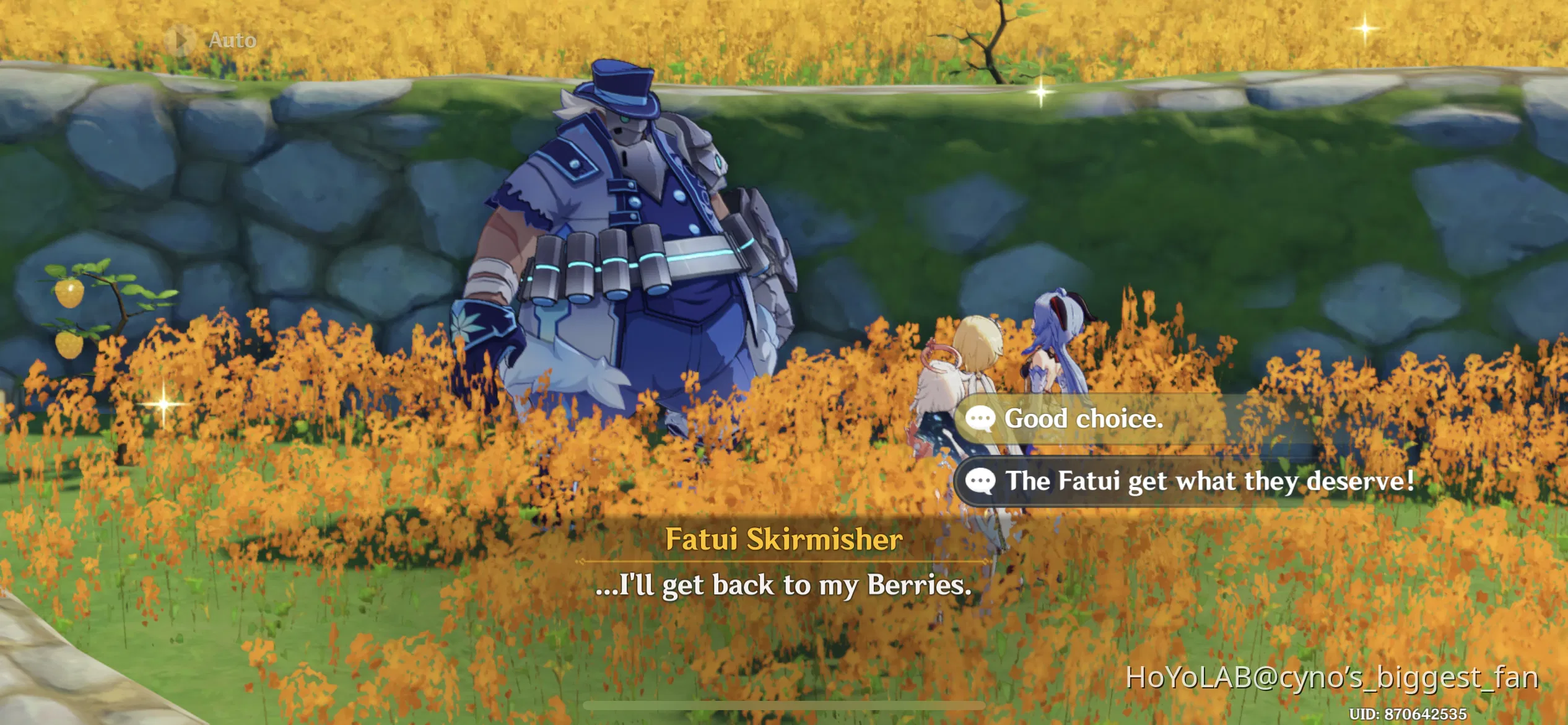 he just wanted his berries… Genshin Impact HoYoLAB