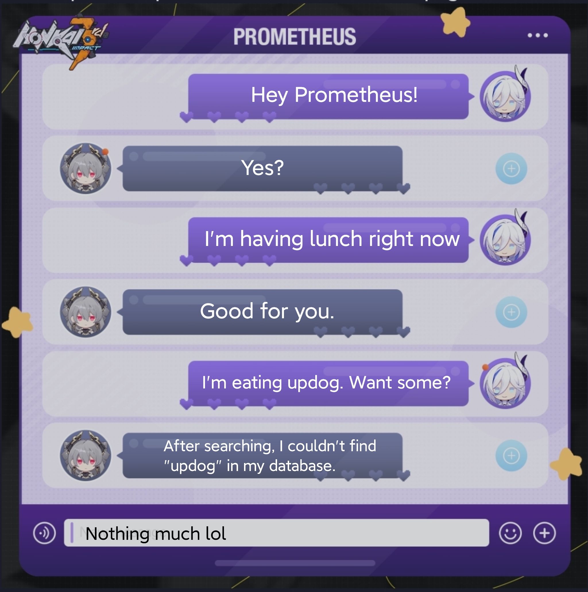 Since Prometheus is an Android, does she have Google Services installed ...