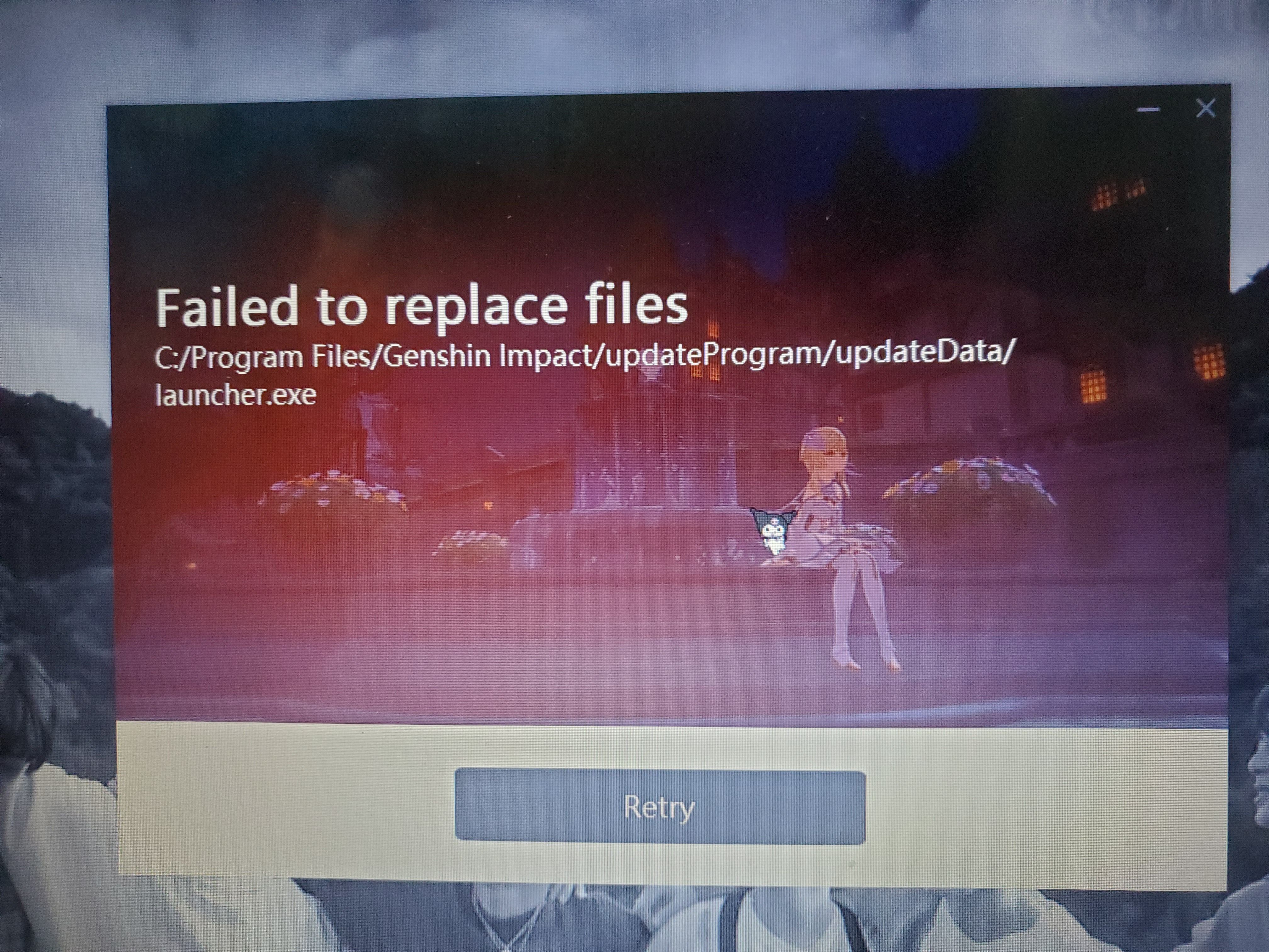 Is anyone else having problems with the launcher update? Genshin Impact ...