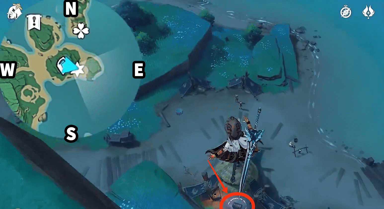 Inazuma Chest Collection Guide 8 Kujou Encampment (144177) Genshin