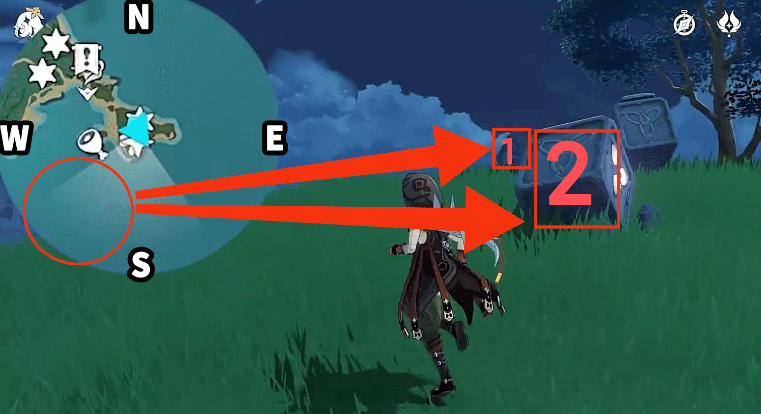 Inazuma Chest Collection Guide 8 Kujou Encampment (144177) Genshin