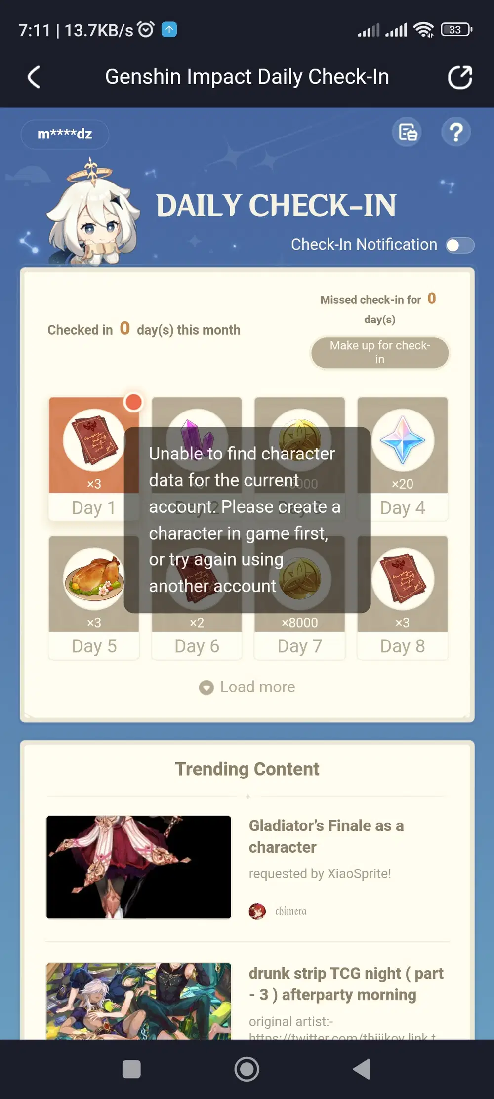 What is happening with my HoyoLab account Genshin Impact | HoYoLAB