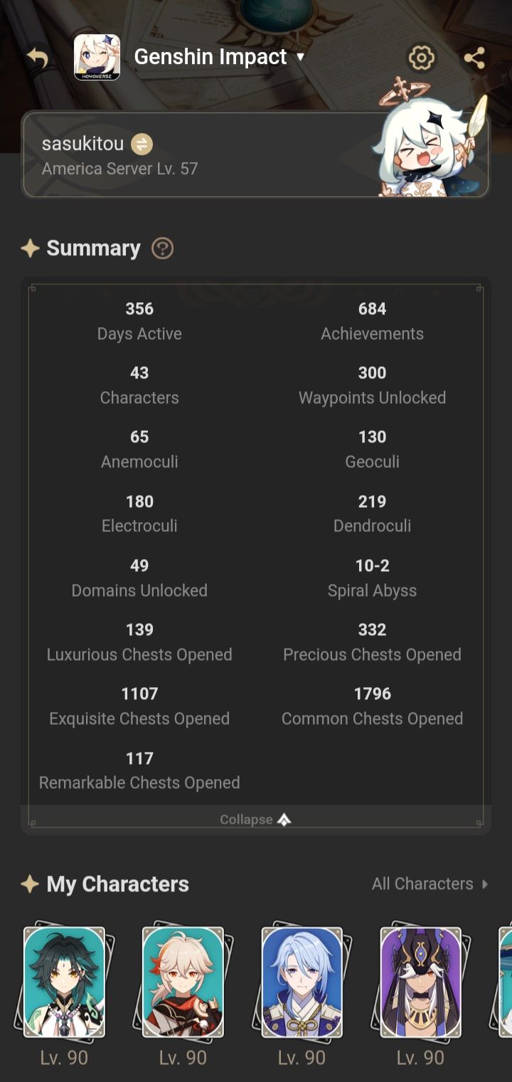 Almost a year of genshin Genshin Impact | HoYoLAB