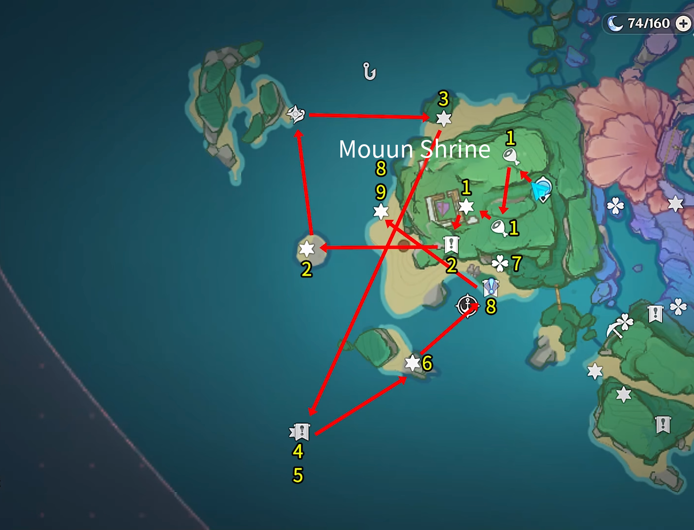 Inazuma Chest Collection Guide 16 Mouun Shrine (19) Genshin Impact