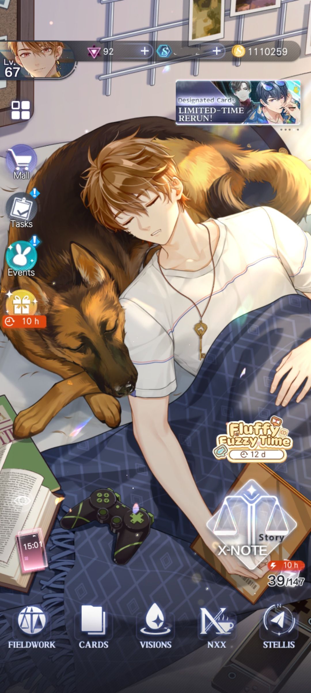Sleeping luke aaaaaaa tears of themis hoyolab
