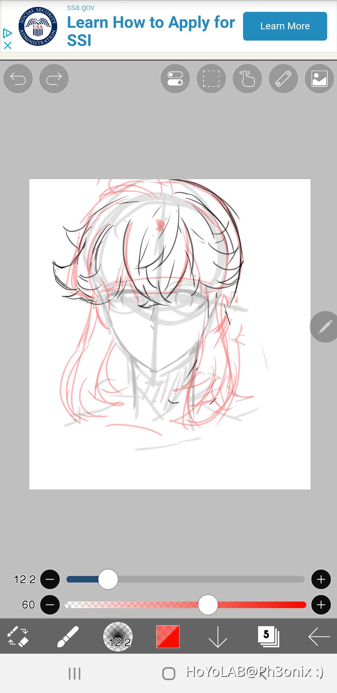 Getting motion sickness in the car but still drawing ) Kazuha Genshin