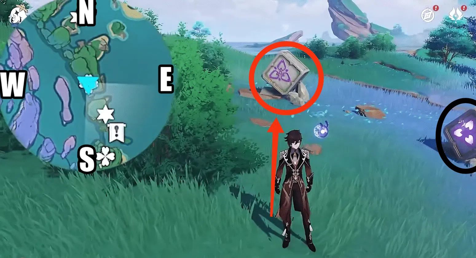 Inazuma Chest Collection Guide 20 Bourou Village Part 2 + Suigetsu