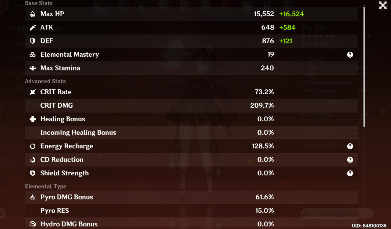 my crit rate and damage is good enough? Genshin Impact | HoYoLAB