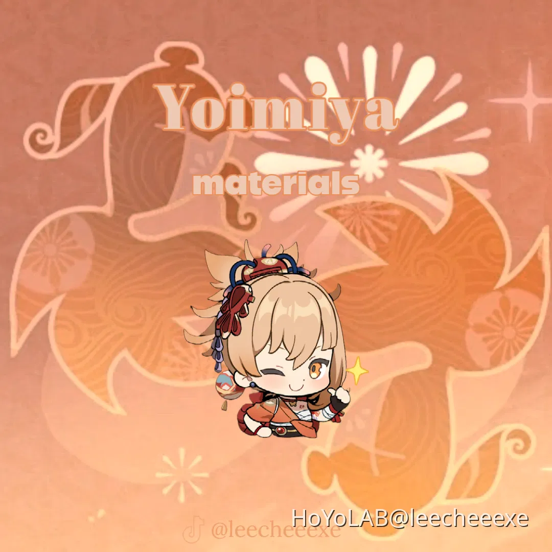 [3.7] Yoimiya Ascension and Talent Materials Guide Genshin Impact