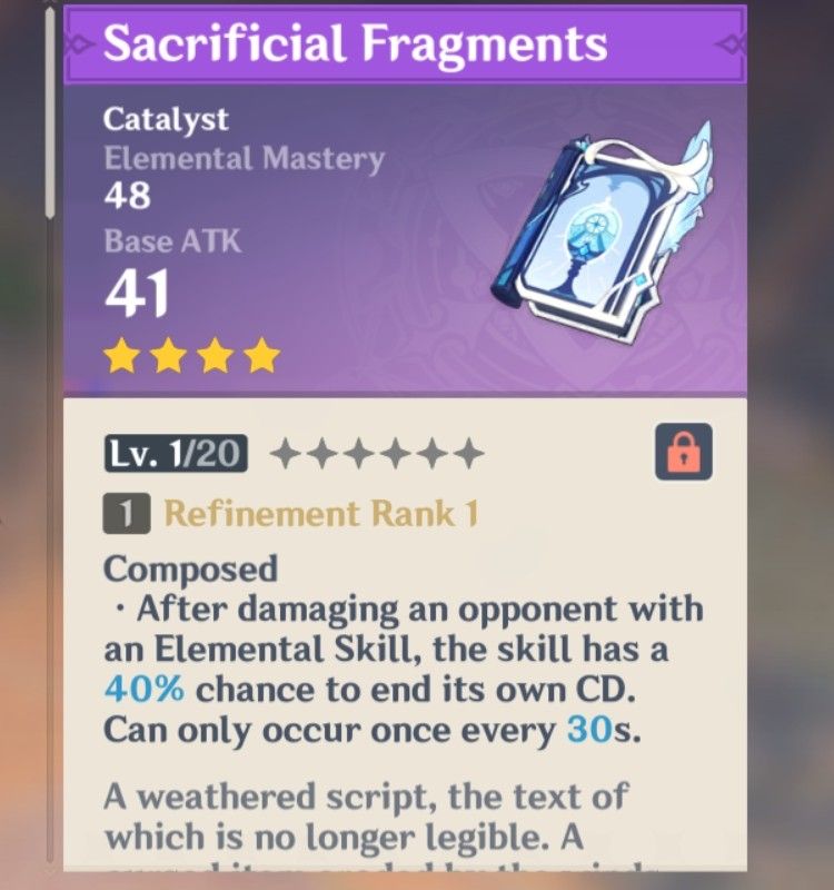 what is the difference between theses two sacrificial fragments