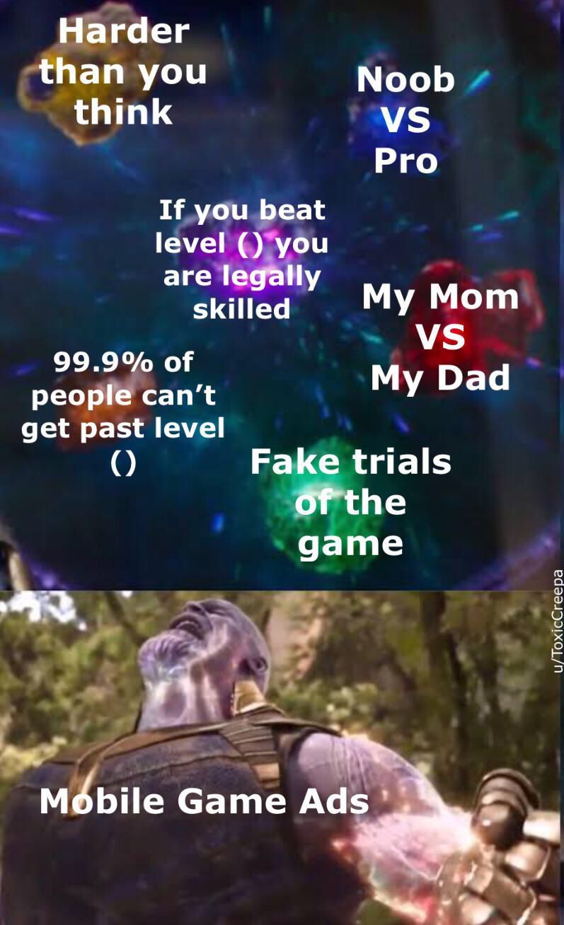 Mobile game ads meme HoYoLAB