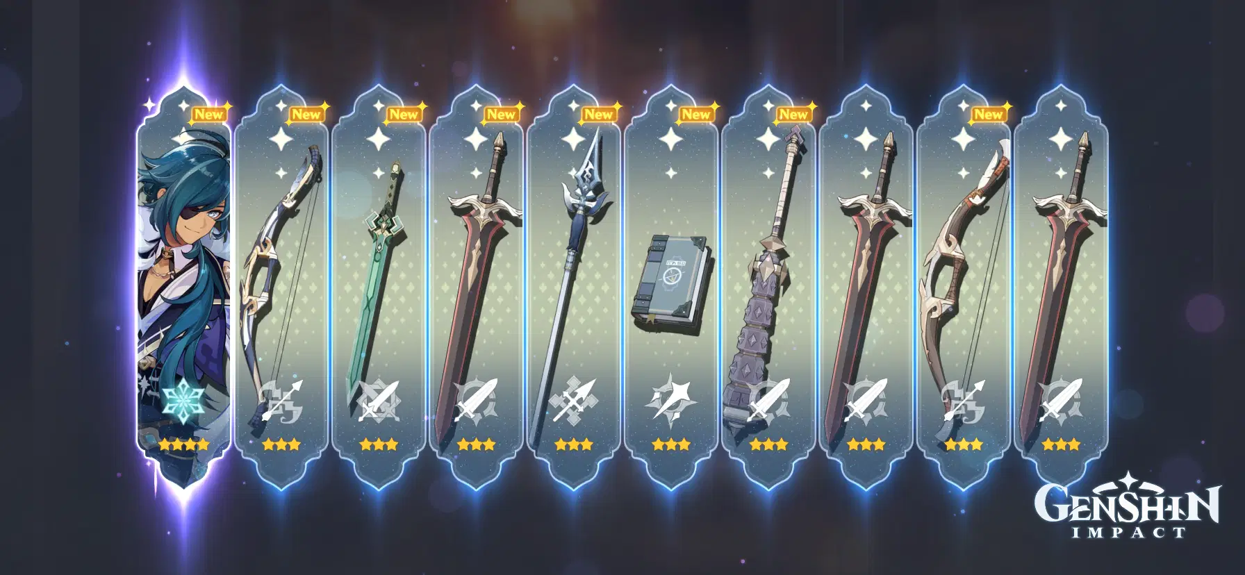 I got Kaeya on first 10 Pull (Standard Banner) Genshin Impact HoYoLAB