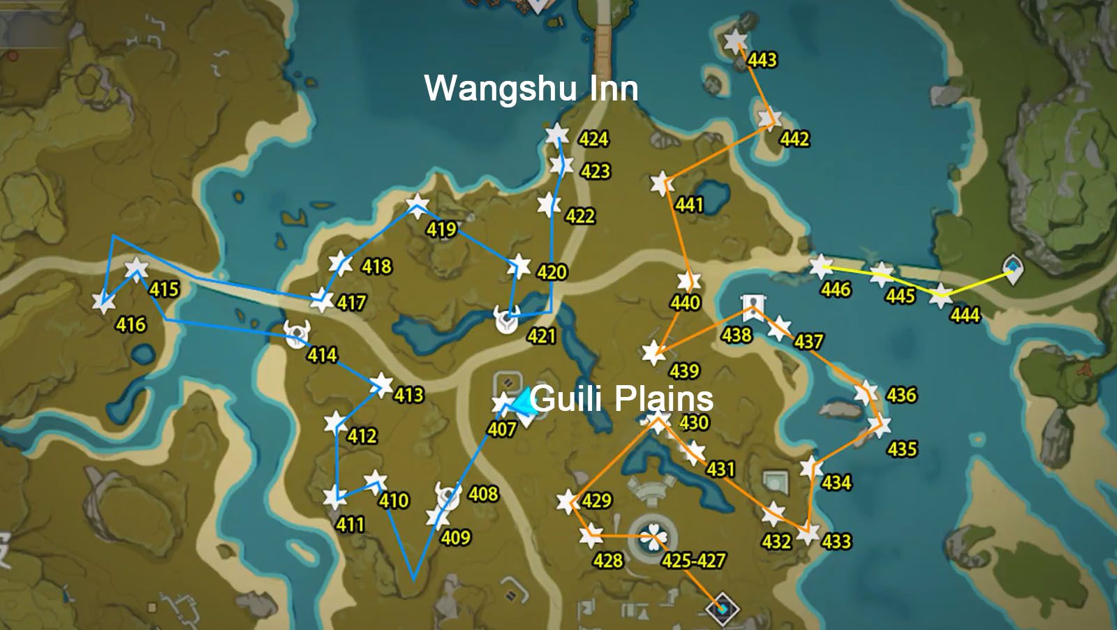 Liyue Chest Collection Guide 22 Guili Plains Part 2 (407424